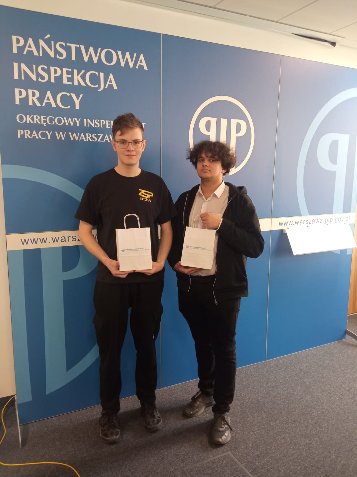Sukces naszych uczniów w konkursie Państwowej Inspekcji Pracy