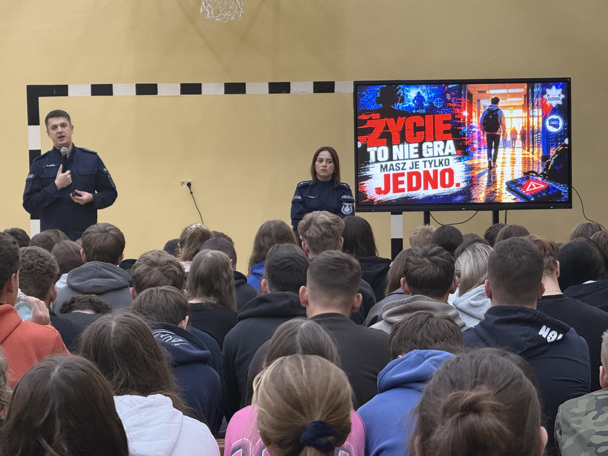 „Życie masz tylko jedno” – spotkanie z funkcjonariuszami KMP w Radomiu